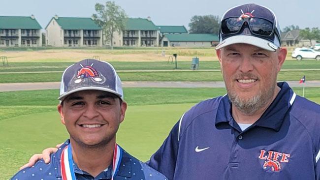 Life High School Waxahachie Golfer Nolan De Los Santos